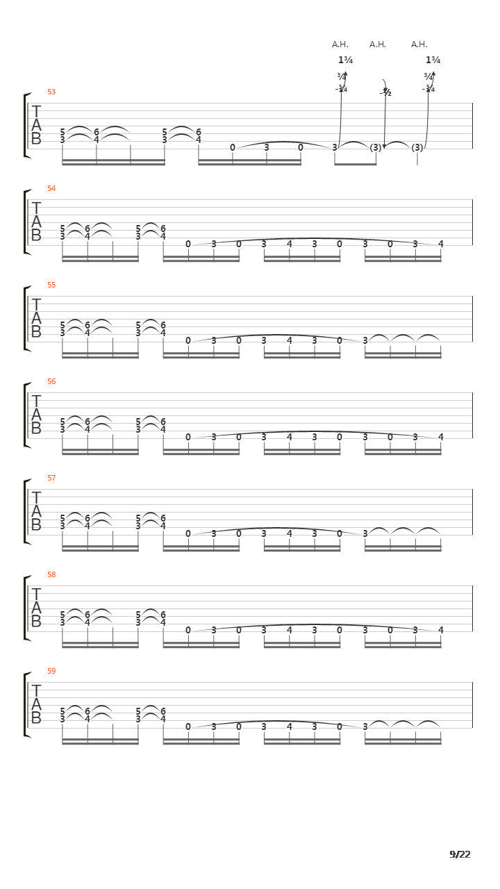 Teretogenesis吉他谱