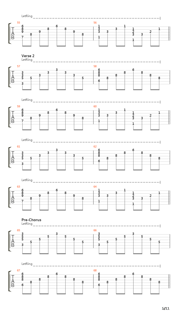 One Song吉他谱