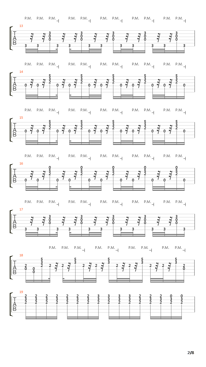 Portions For Foxes吉他谱