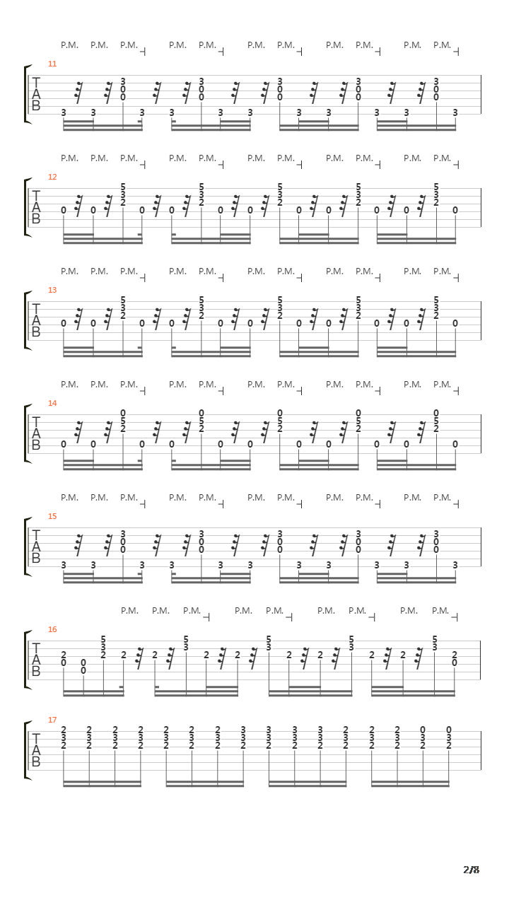 Portions For Foxes吉他谱