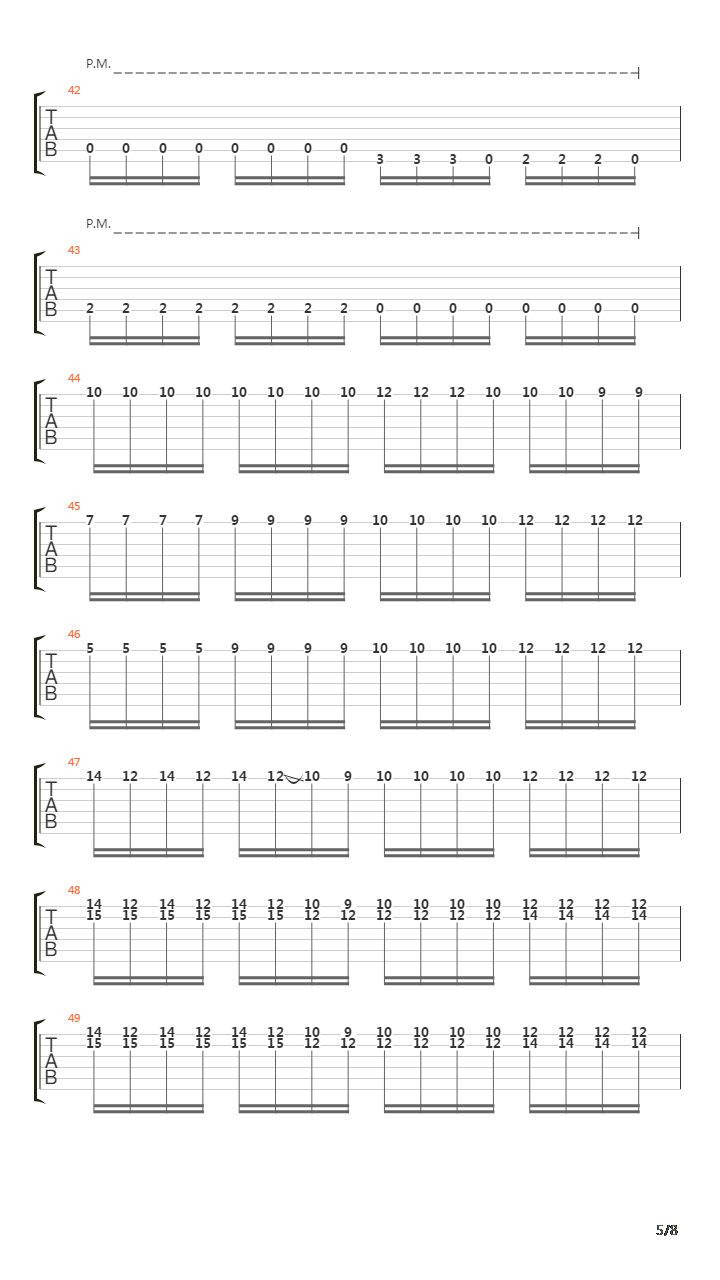 Portions For Foxes吉他谱