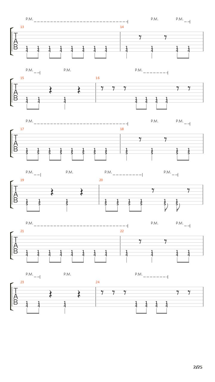 Invasion吉他谱