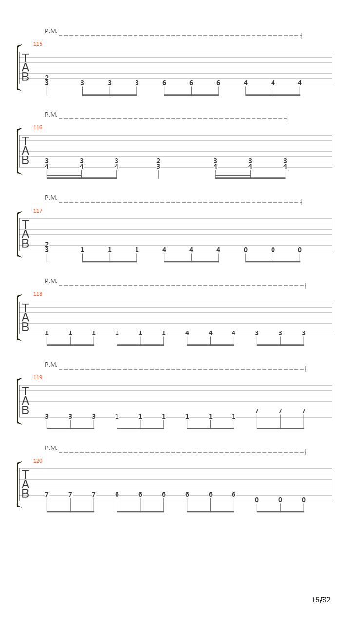 Peeling Arteries吉他谱