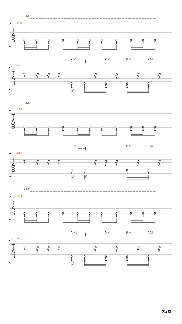 Peeling Arteries吉他谱