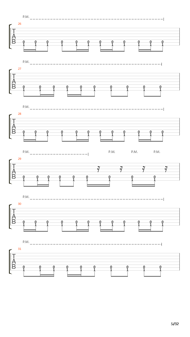 Peeling Arteries吉他谱