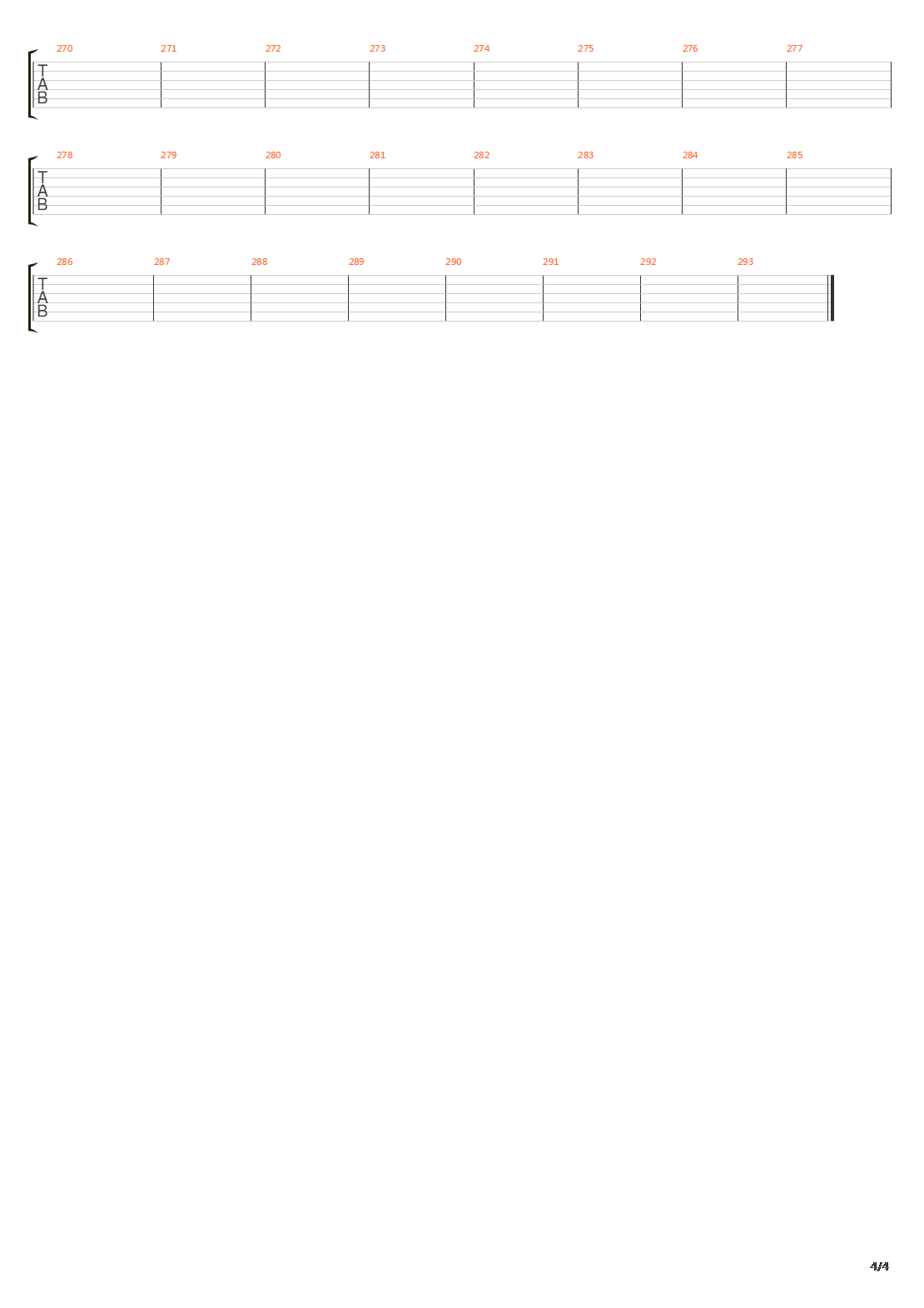Between The Pillars吉他谱