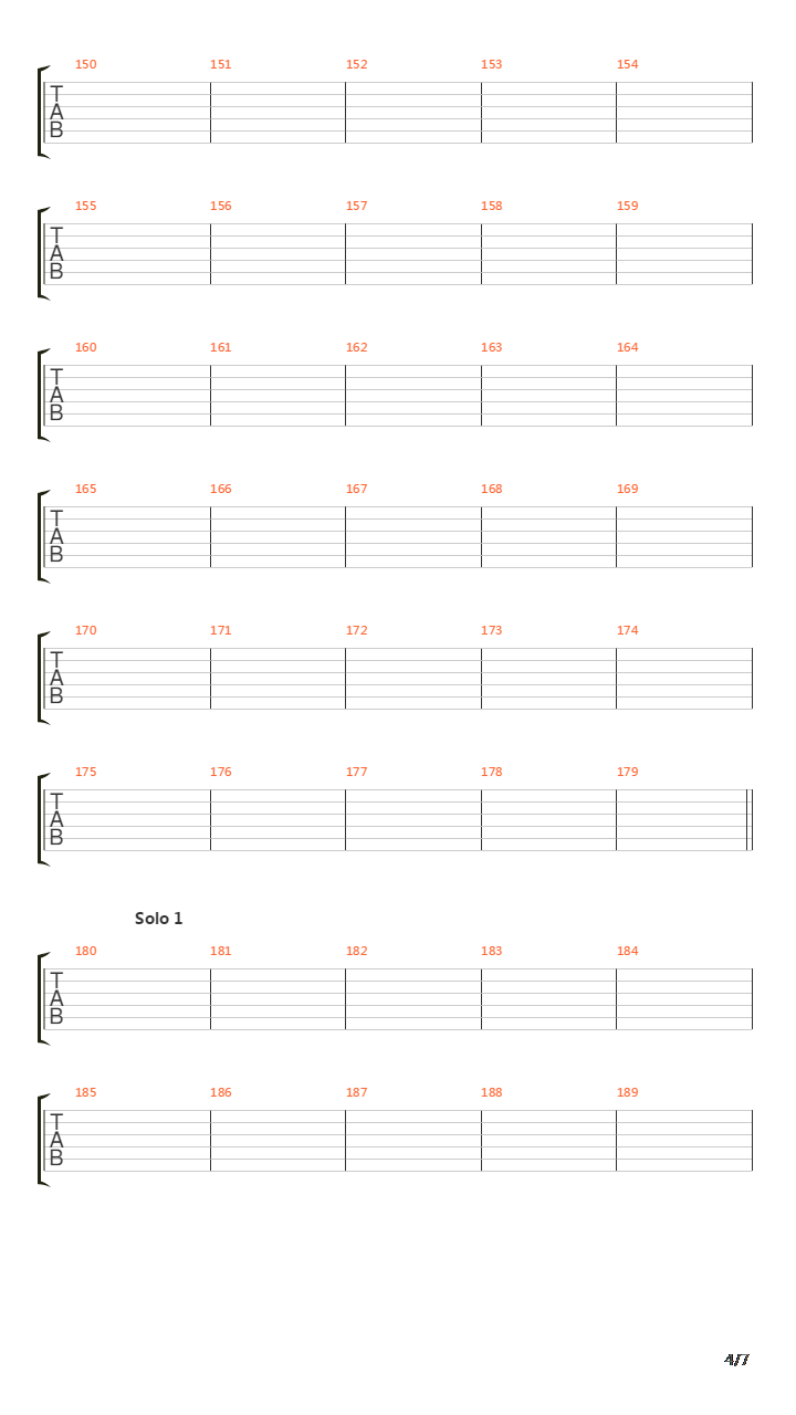 Between The Pillars吉他谱