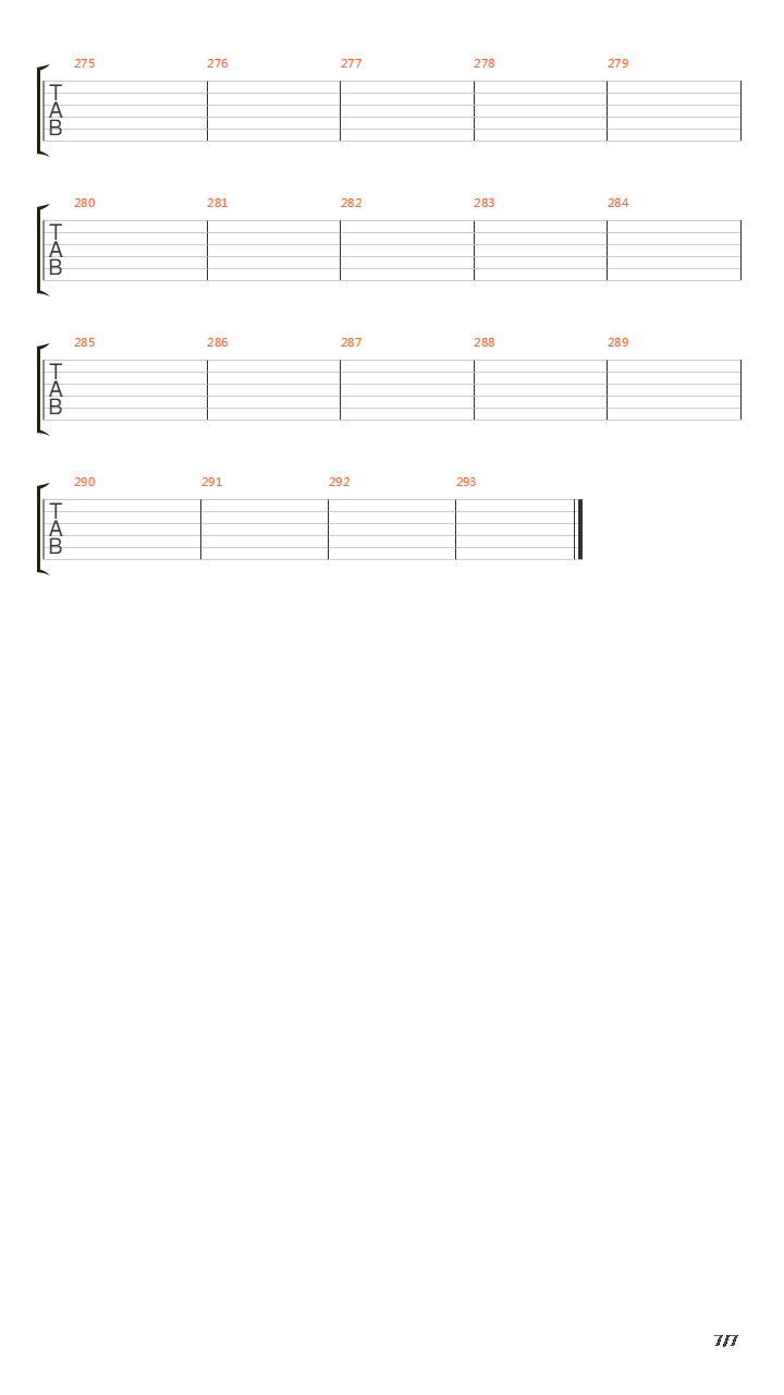 Between The Pillars吉他谱
