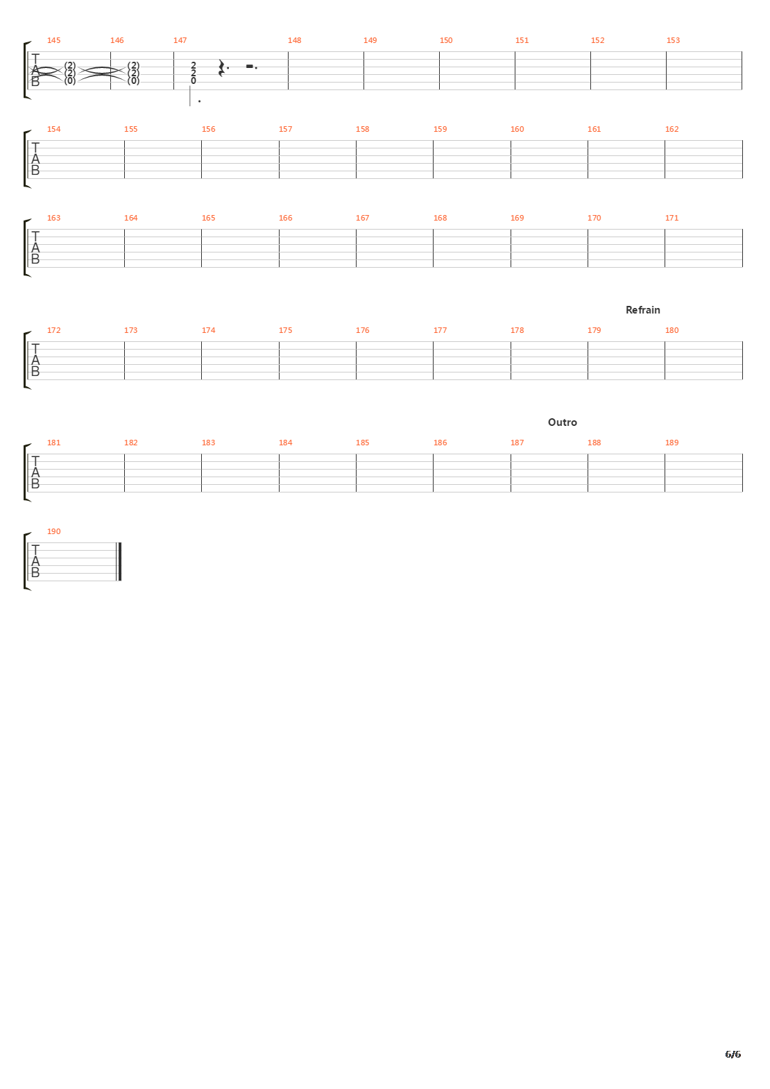 Altar Of The King吉他谱