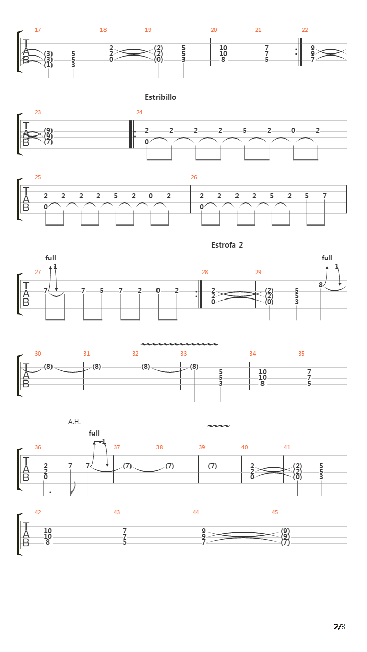 Fire Down Under吉他谱