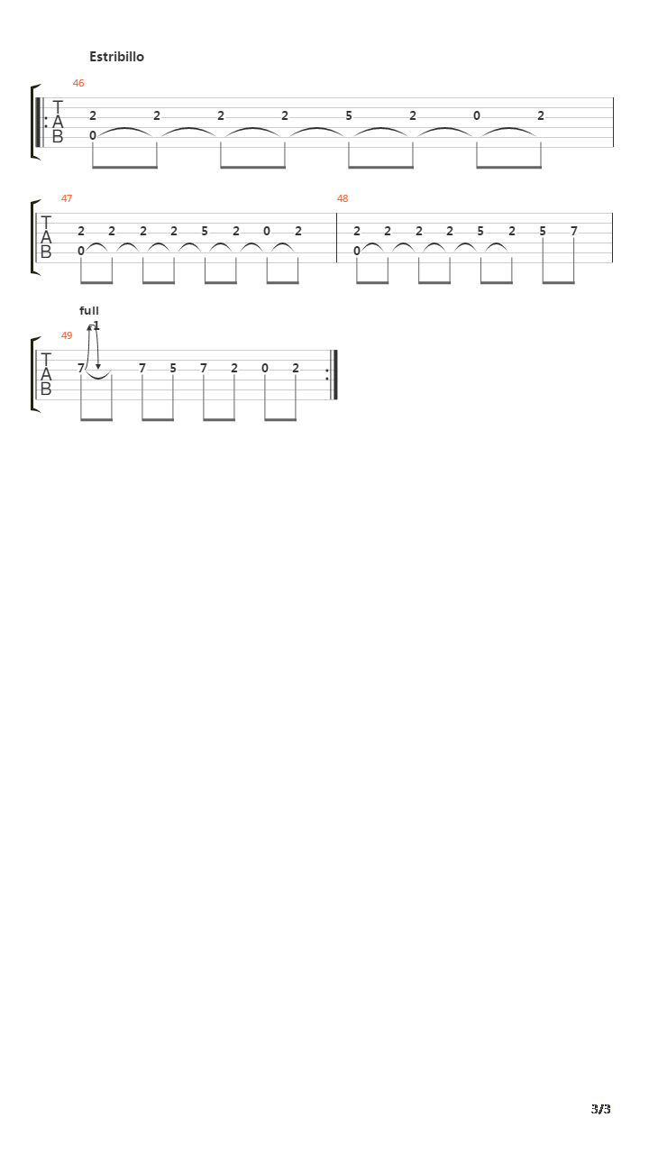 Fire Down Under吉他谱