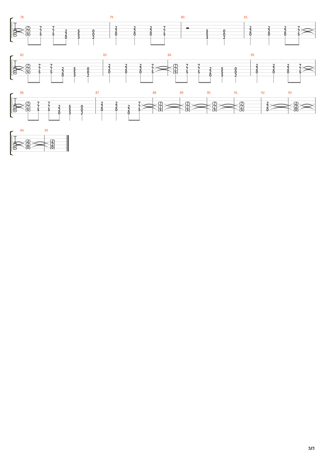 Highway To Hell吉他谱