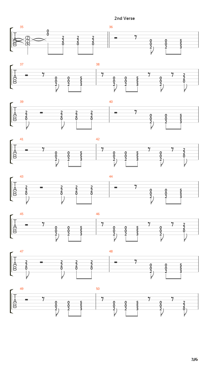 Highway To Hell吉他谱