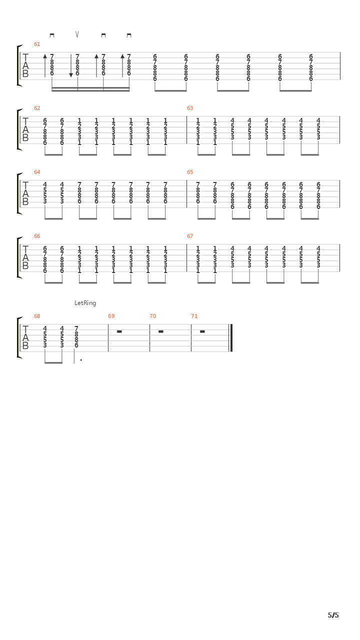 Balisong吉他谱