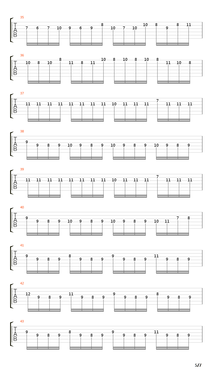 Suite No1吉他谱