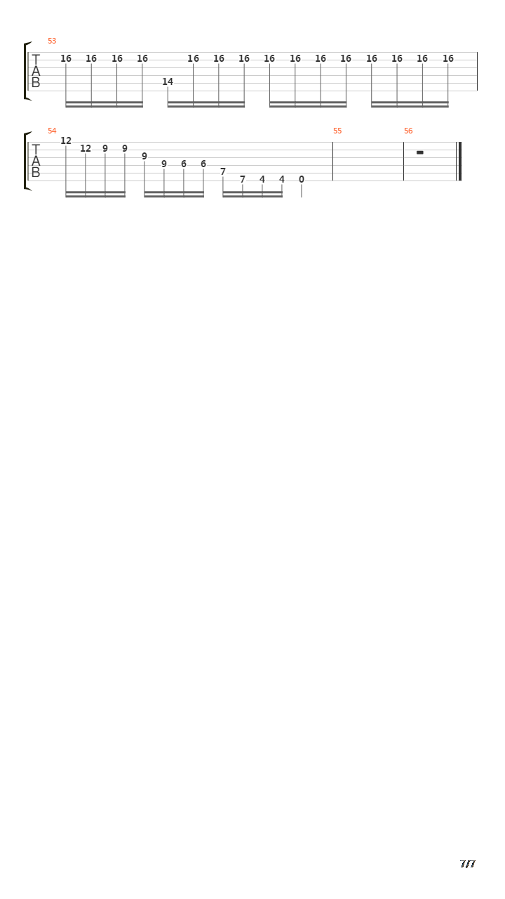 Suite No1吉他谱