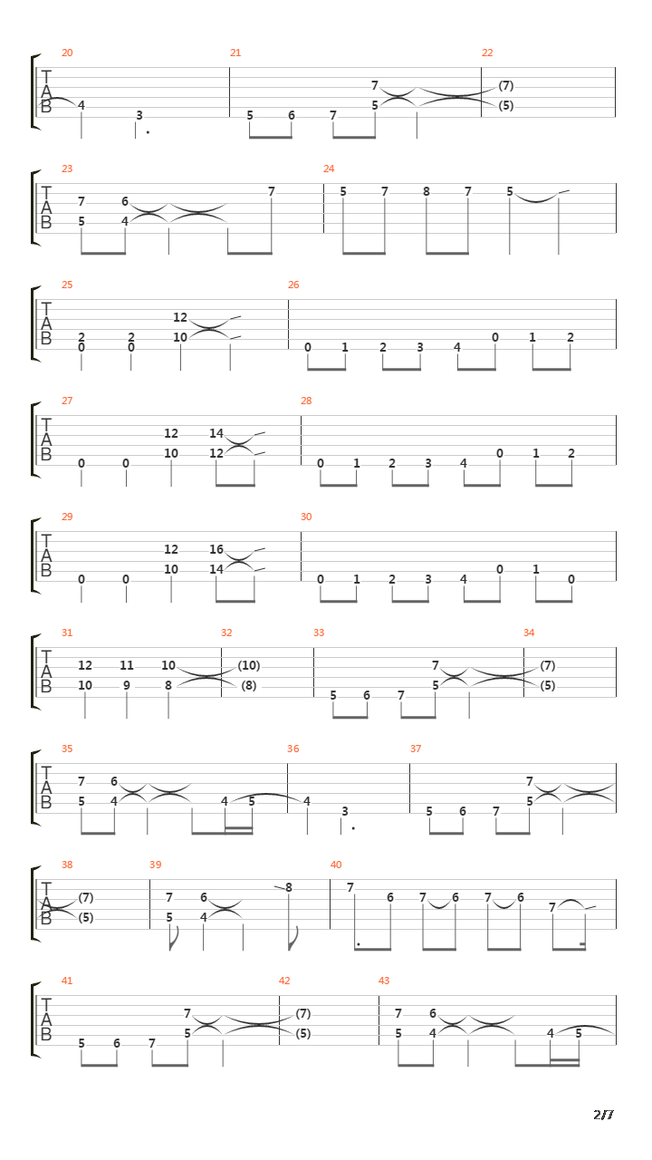 Step Back吉他谱