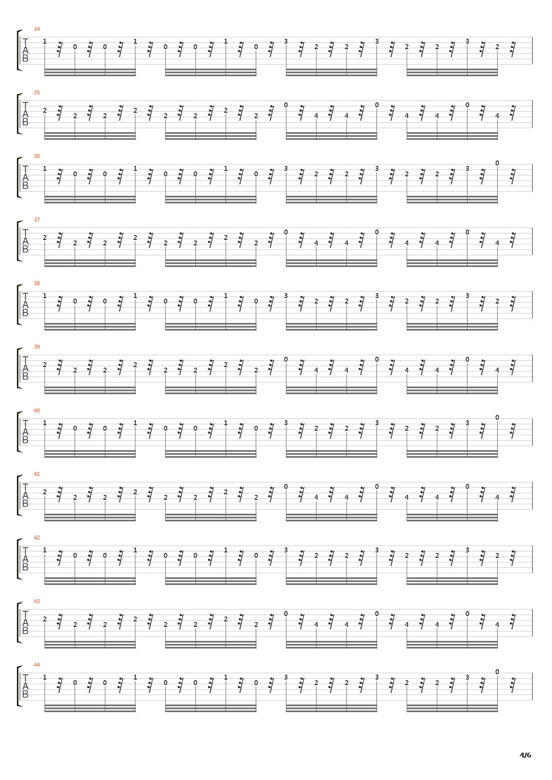 5-4-1吉他谱