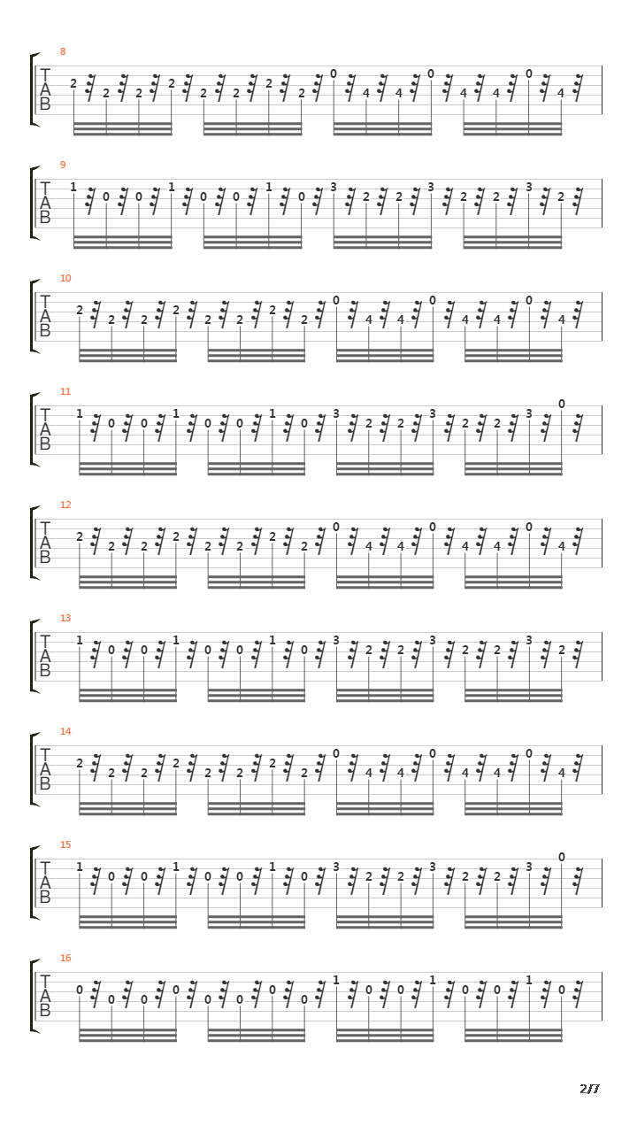 5-4-1吉他谱