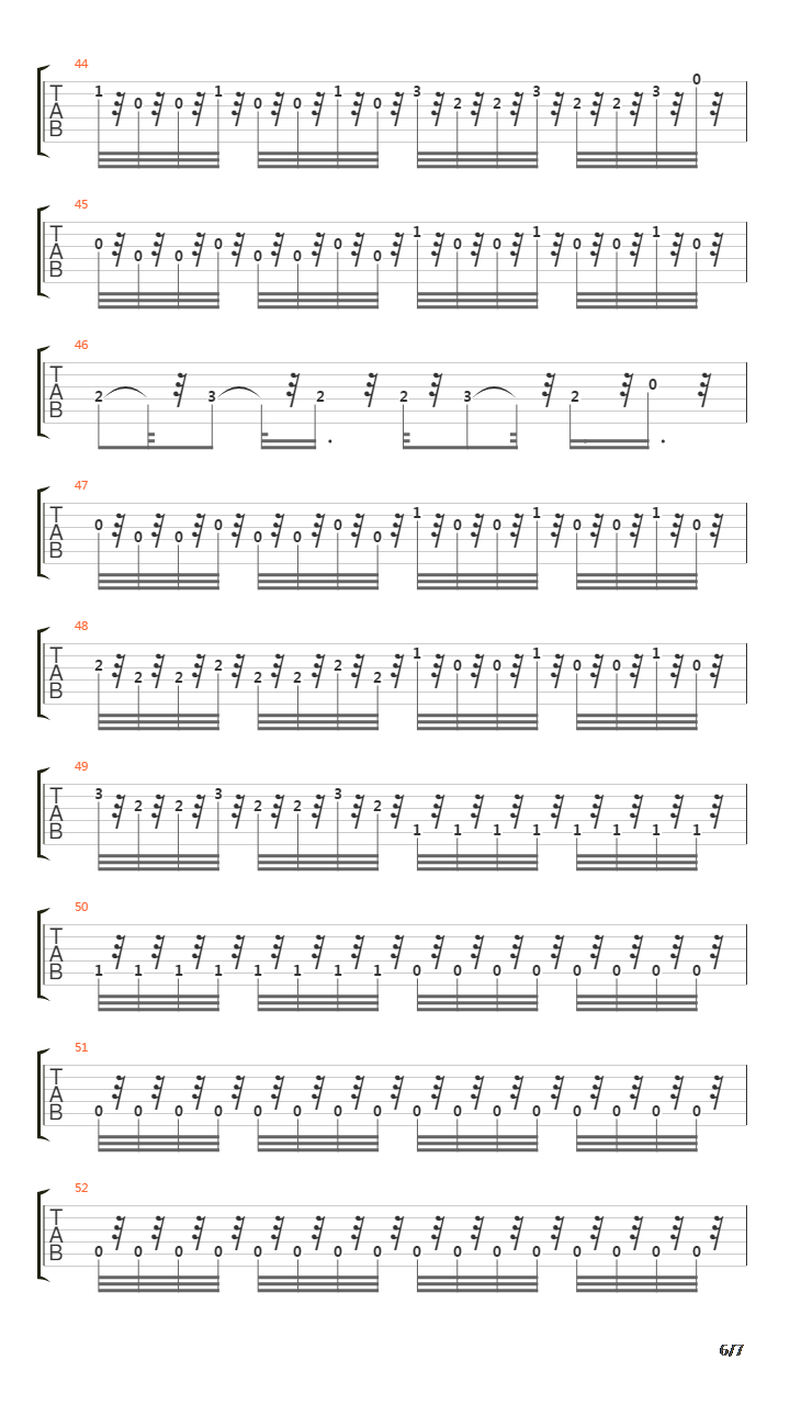 5-4-1吉他谱
