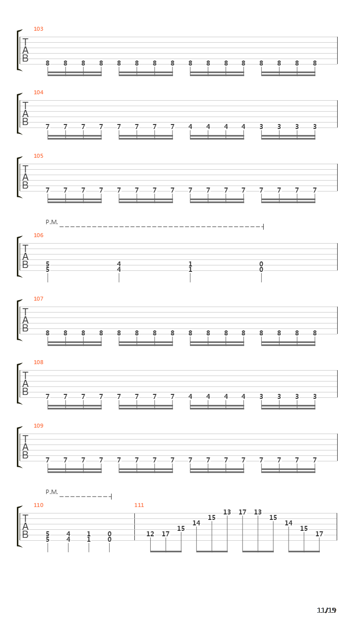 The Well吉他谱