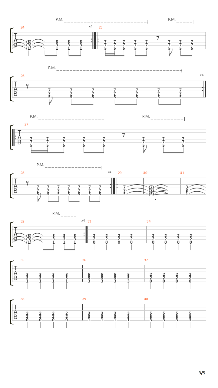 Dying吉他谱