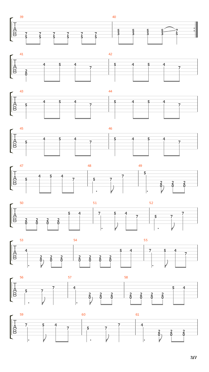 Non Serviam吉他谱