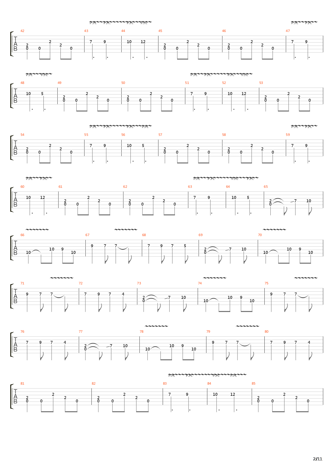 The First Field Of The Battle吉他谱