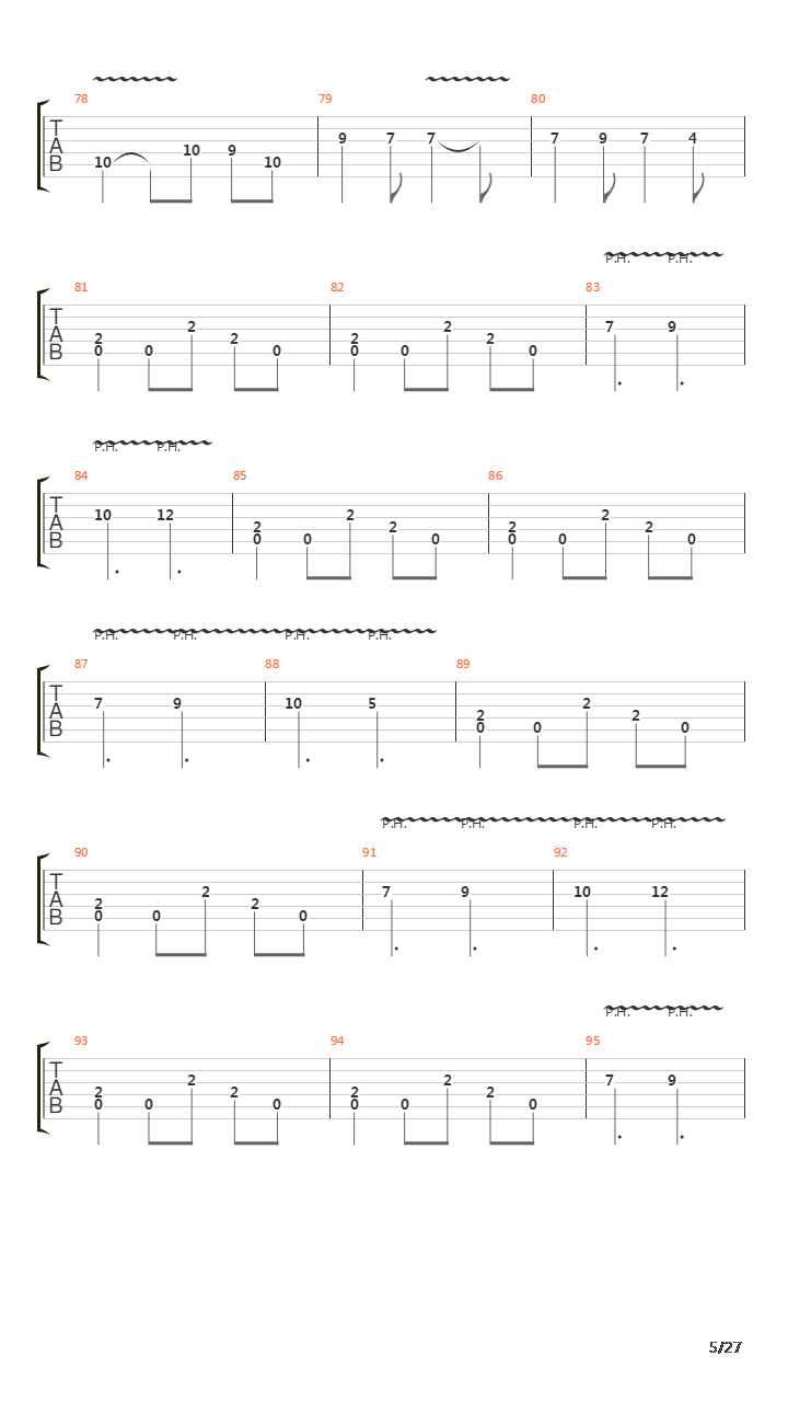 The First Field Of The Battle吉他谱