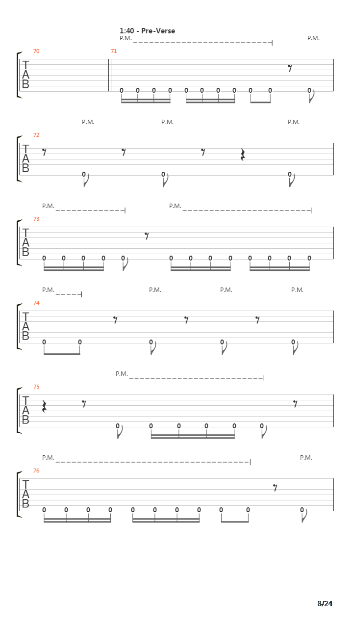 Tyrranycal吉他谱