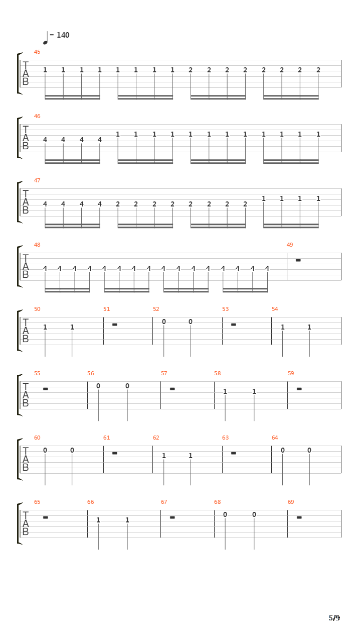 Visions Of A Blind Order吉他谱