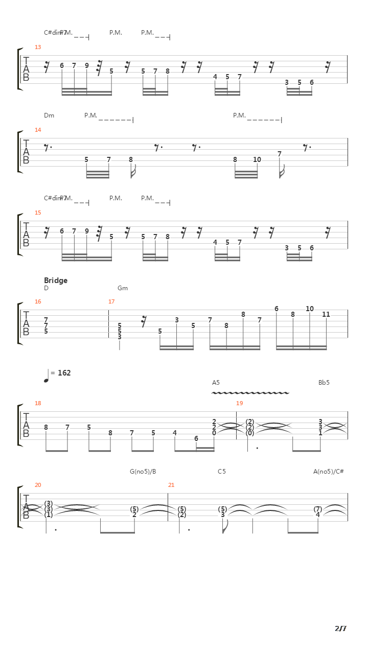 Epilogue吉他谱