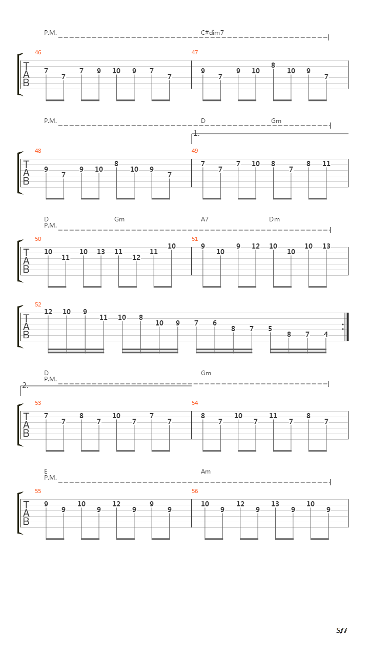 Epilogue吉他谱