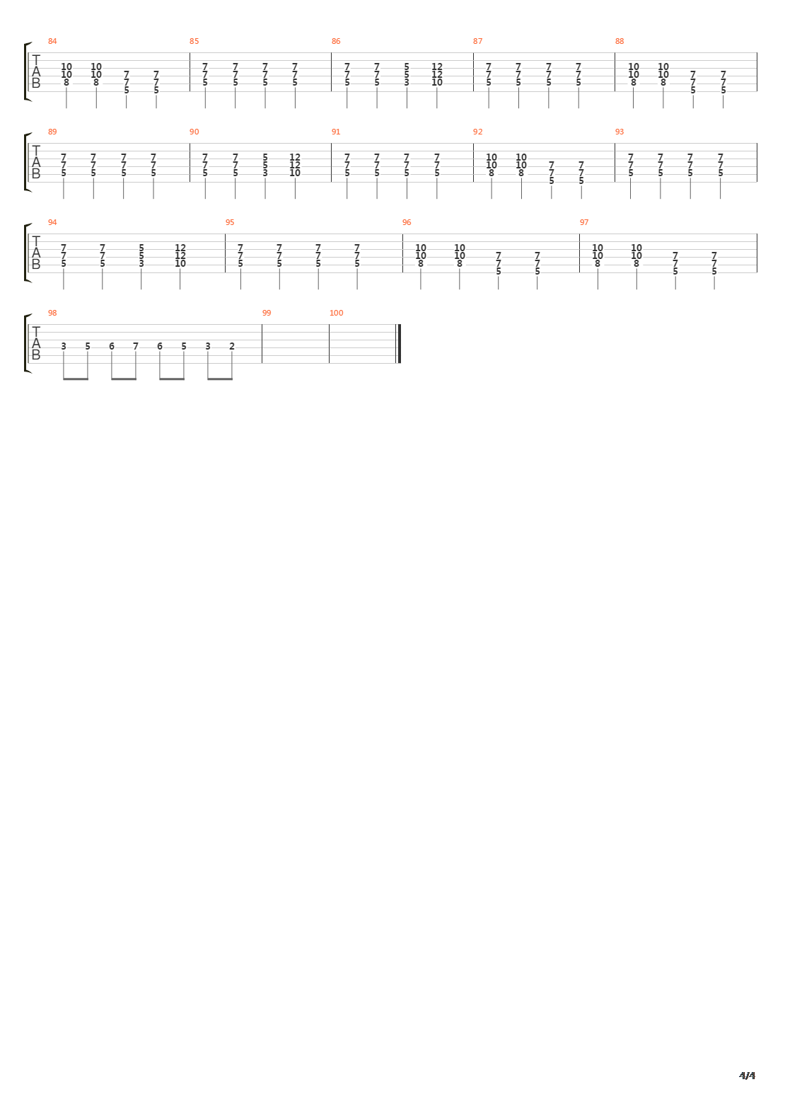 Full Steam Spacemachine吉他谱