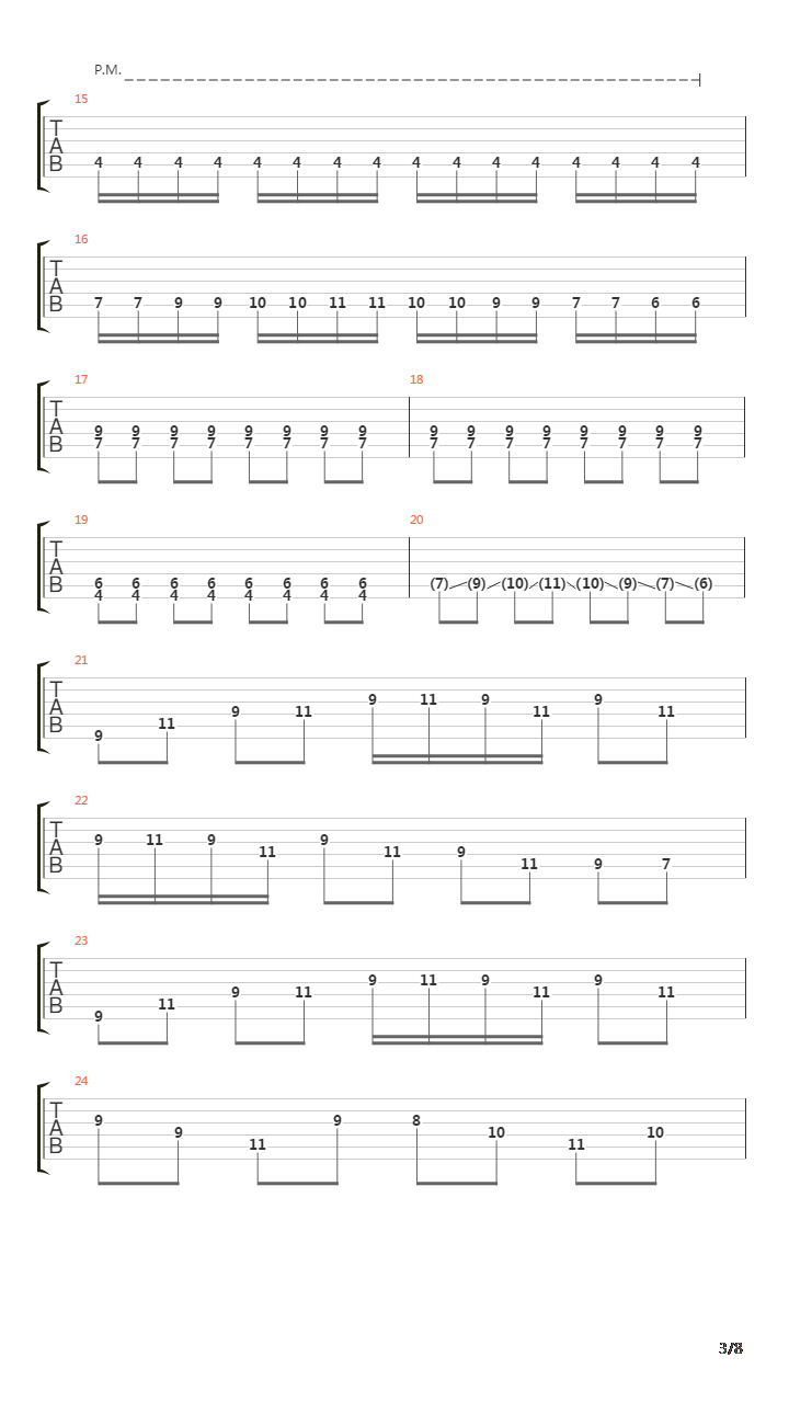 Full Steam Spacemachine吉他谱