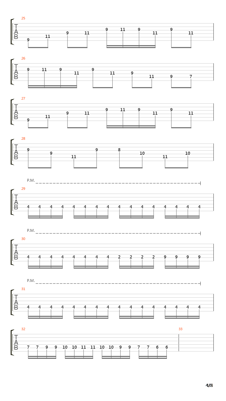 Full Steam Spacemachine吉他谱