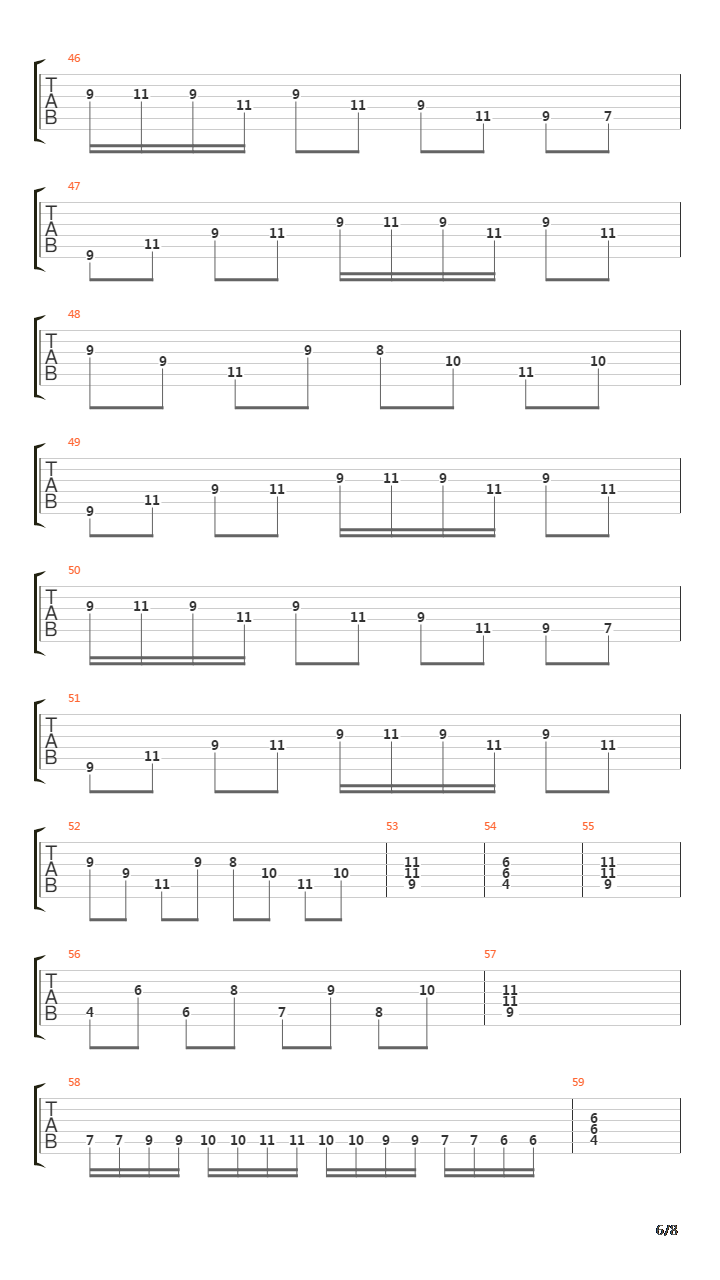 Full Steam Spacemachine吉他谱