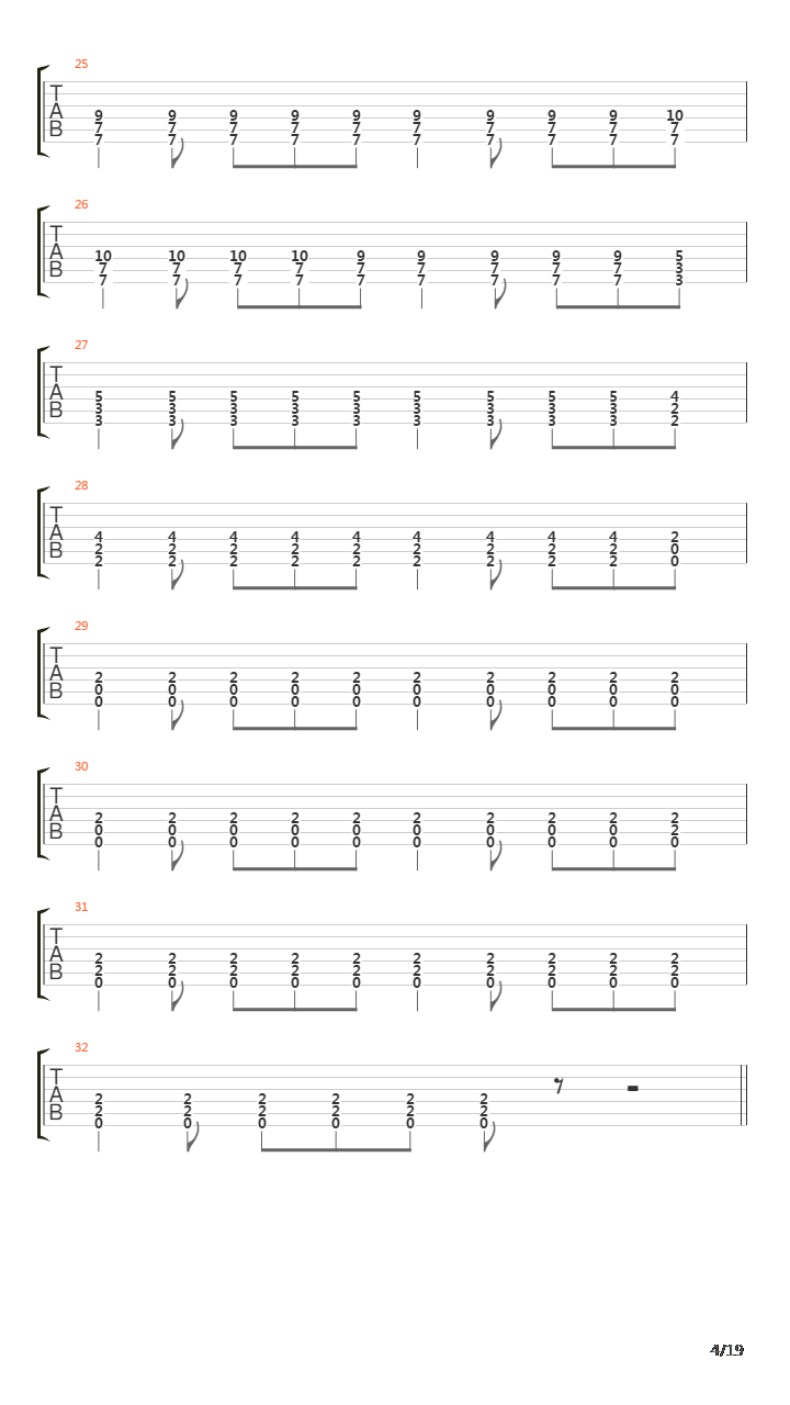 The Black Wall吉他谱