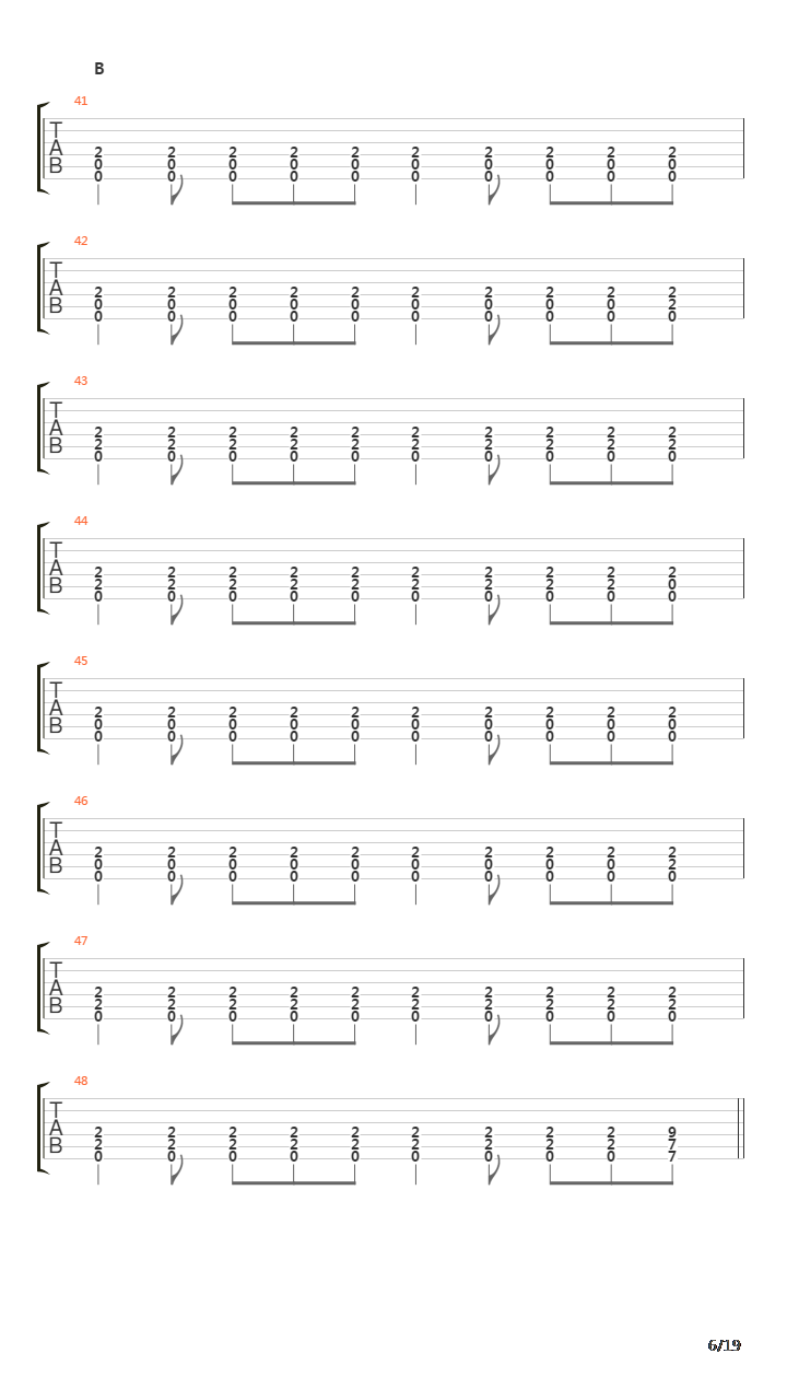 The Black Wall吉他谱