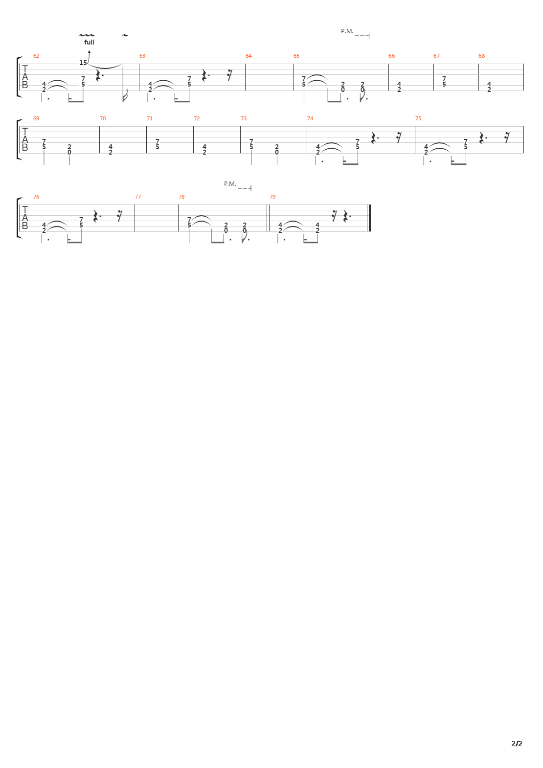 Final Gates吉他谱