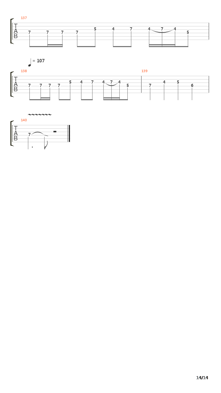 Into The Arena吉他谱