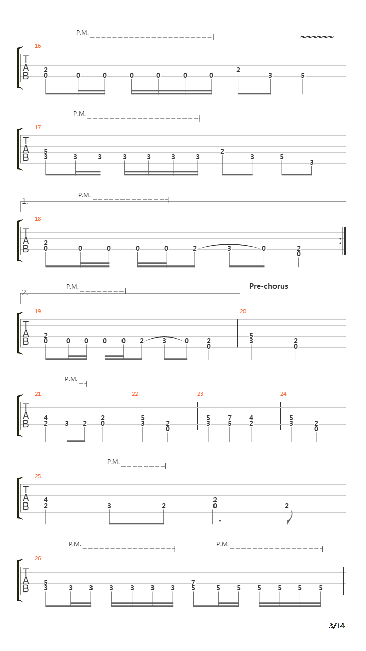 Into The Arena吉他谱