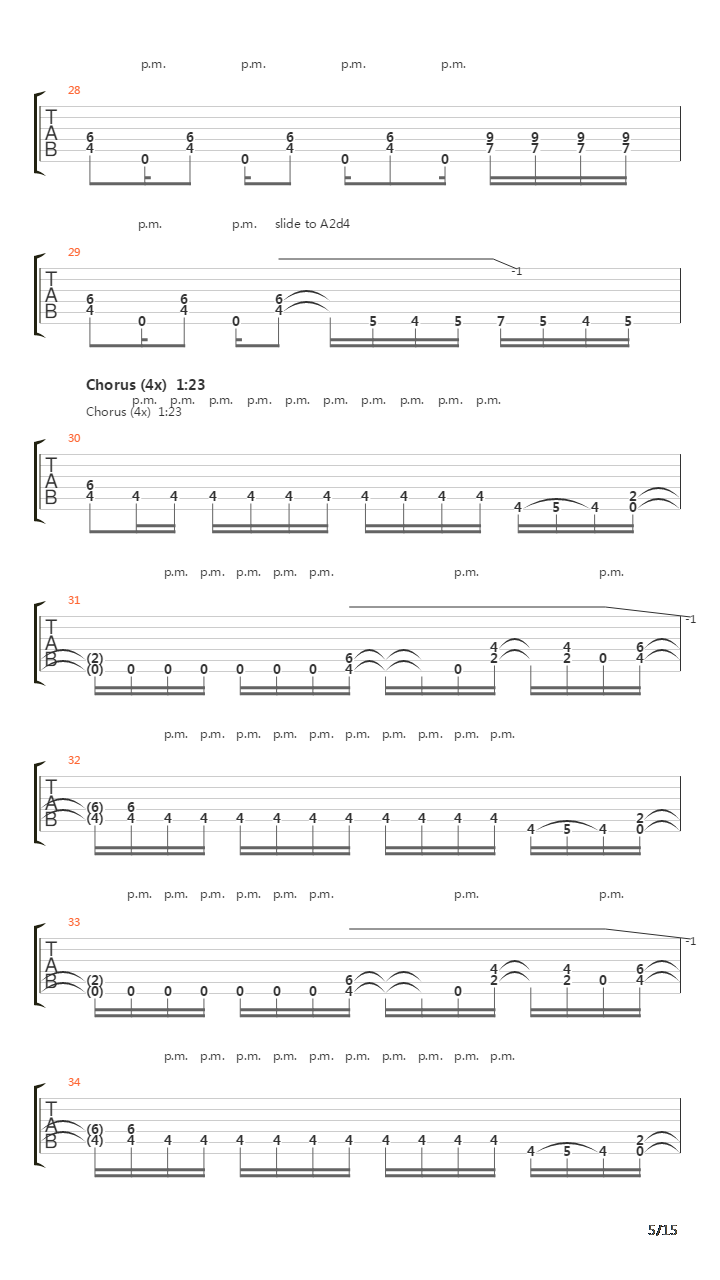 Marching To Die吉他谱