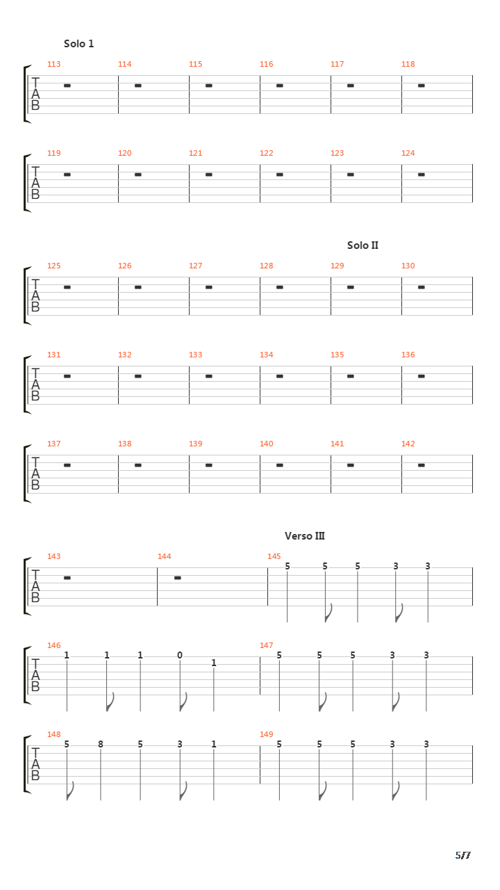 Port Royal吉他谱