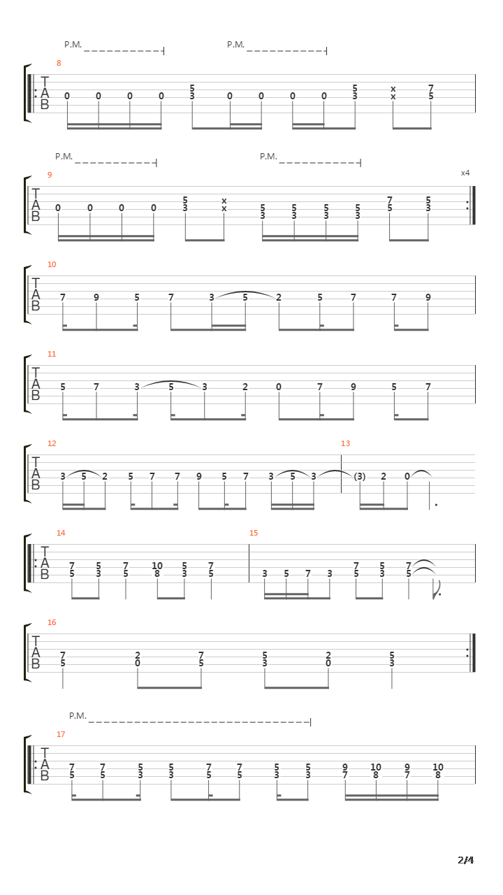 Port Royal吉他谱