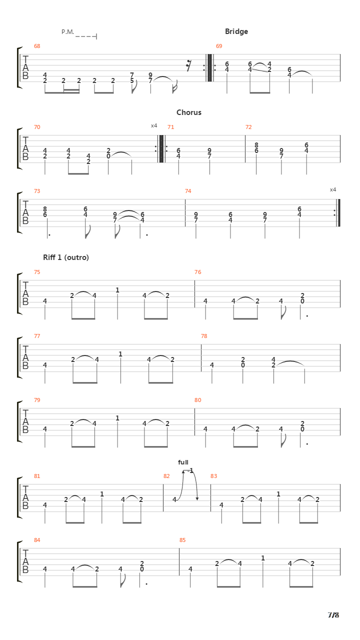 The Hussar吉他谱