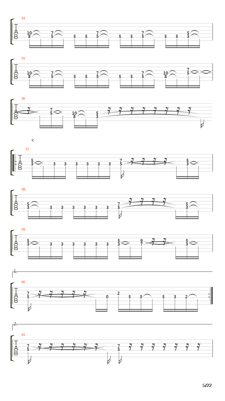 Whirlwind吉他谱