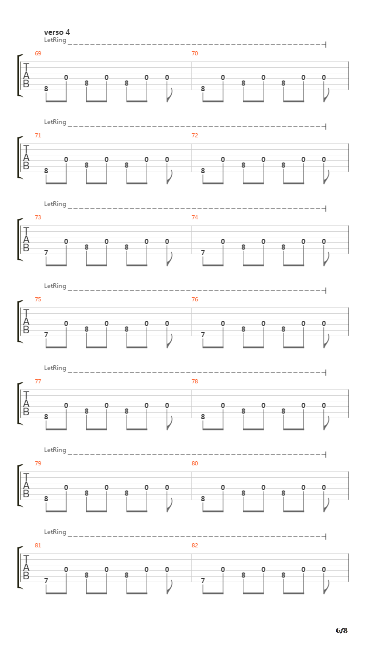 Memorial吉他谱