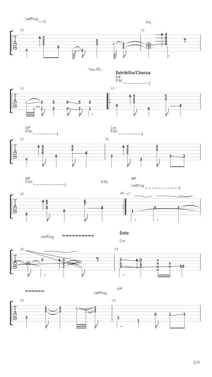 Tarantino吉他谱