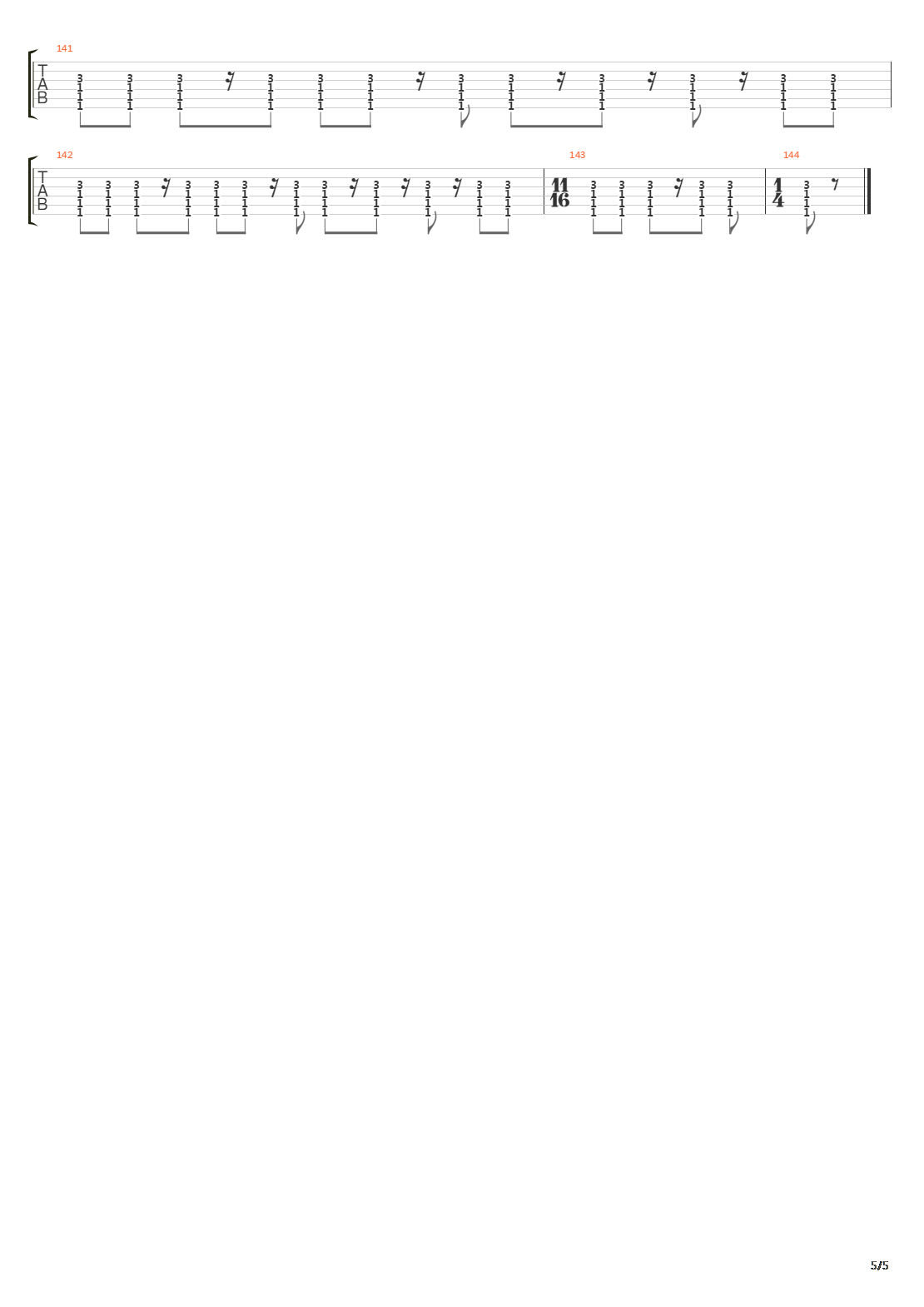 The Recovery吉他谱